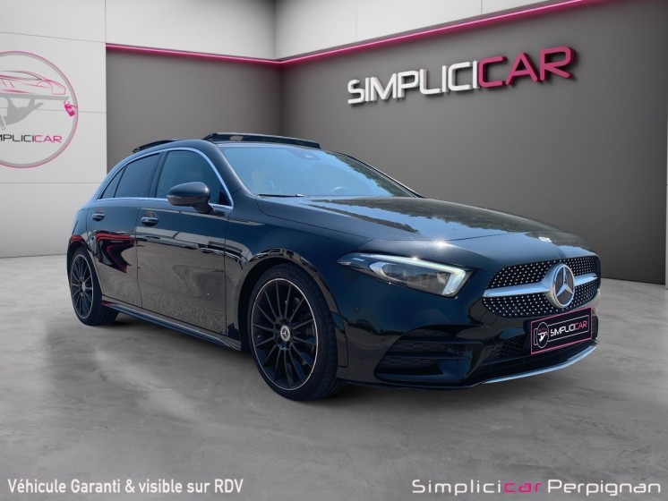Mercedes classe a 220 d 190 ch amg line toit ouvrant/sièges électriques à mémoire/caméra/pack ambiance garantie 12 mois...