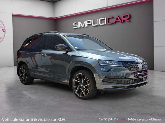 Skoda karoq 1.6 tdi 116 ch dsg7 sportline carplay et régulateur adaptatif garantie 12 mois occasion simplicicar...