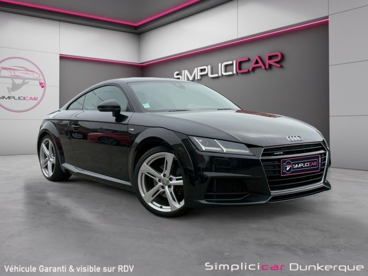 Audi tt coupe 2.0 tfsi 230 quattro s tronic 6 s line garantie 12 mois bang  olufsen sièges chauffants virtual cockpit...