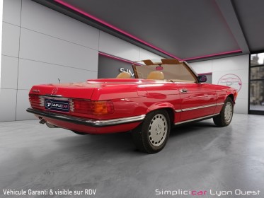 Mercedes 560 sl r107 v8 5.6l 242ch sl occasion simplicicar lyon ouest simplicicar simplicibike france