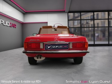 Mercedes 560 sl r107 v8 5.6l 242ch sl occasion simplicicar lyon ouest simplicicar simplicibike france