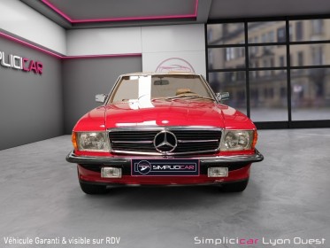 Mercedes 560 sl r107 v8 5.6l 242ch sl occasion simplicicar lyon ouest simplicicar simplicibike france