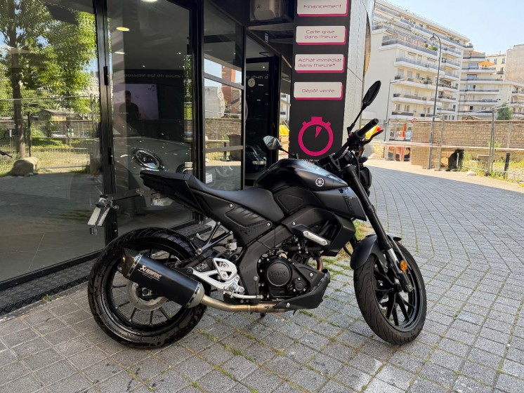 Yamaha mtn-125 ligne akrapovic occasion montreuil (porte de vincennes)(75) simplicicar simplicibike france