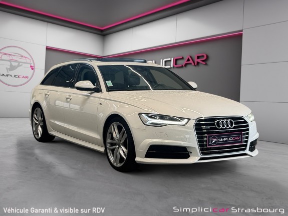 Audi a6 avant v6 3.0 tdi 272 s tronic 7 quattro s line toit ouvrant - camera - attelage - hayon elec - full led occasion...