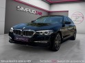 Bmw serie 5 g30 520d xdrive 190 ch bva8 / sièges semi elec / caméra / jantes 19 / cuir blanc occasion simplicicar salon de...