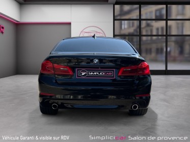 Bmw serie 5 g30 520d xdrive 190 ch bva8 / sièges semi elec / caméra / jantes 19 / cuir blanc occasion simplicicar salon de...