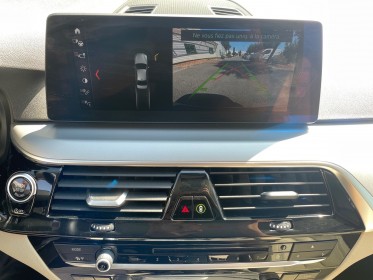 Bmw serie 5 g30 520d xdrive 190 ch bva8 / sièges semi elec / caméra / jantes 19 / cuir blanc occasion simplicicar salon de...