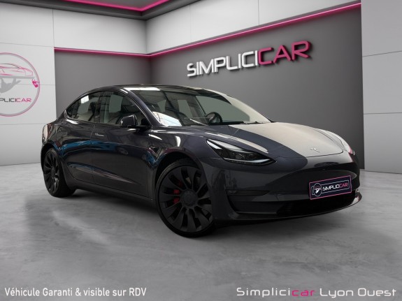 Tesla model 3 performance awd - garantie 04/2027 occasion simplicicar lyon ouest simplicicar simplicibike france