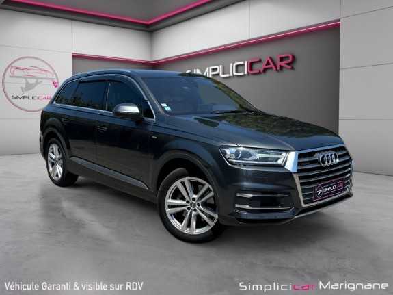 Audi q7 q7 3.0 v6 tdi clean diesel 218 tiptronic 8 quattro 7pl s line garantie 12 mois occasion simplicicar marignane ...