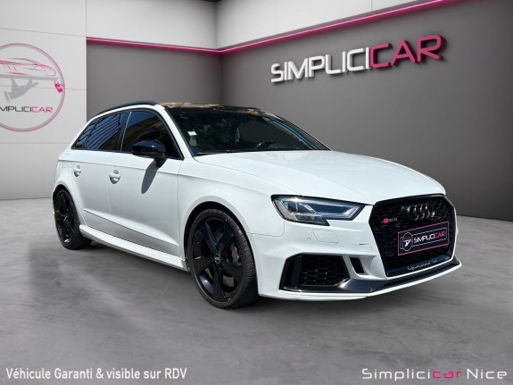 Audi rs3 sportback 2.5 tfsi 400 s tronic 7 quattro occasion  simplicicar nice - pfvauto simplicicar simplicibike france