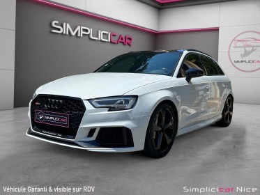 Audi rs3 sportback 2.5 tfsi 400 s tronic 7 quattro occasion  simplicicar nice - pfvauto simplicicar simplicibike france