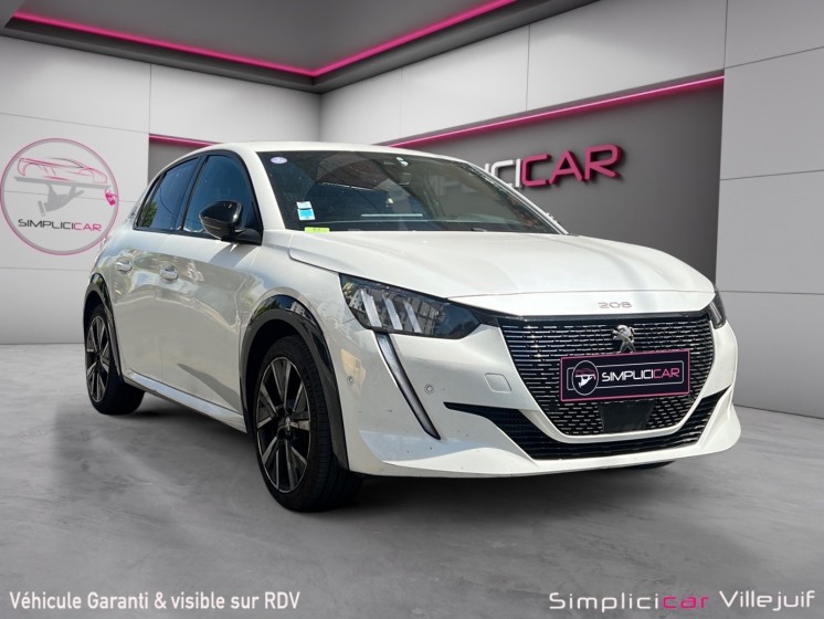 Peugeot 208 puretech 100 ss eat8 gt line, apple carplay, virtual cockpit, caméra de recul, courroie neuve, garantie 12 mois....