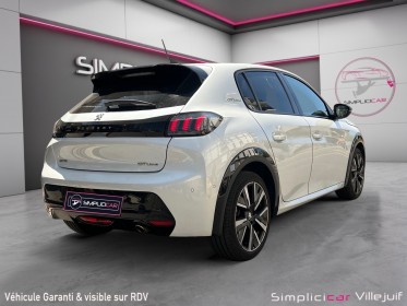 Peugeot 208 puretech 100 ss eat8 gt line, apple carplay, virtual cockpit, caméra de recul, courroie neuve, garantie 12 mois....
