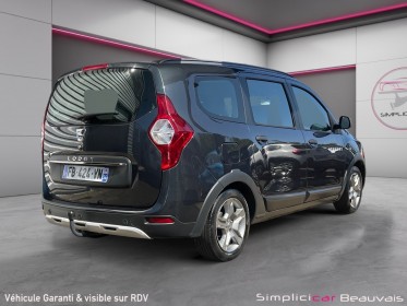 Dacia lodgy blue dci 115 5 places stepway garantie 12mois occasion parc voitures beauvais simplicicar simplicibike france