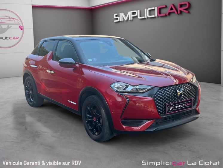 Ds  ds3 crossback 1.2 puretech  performance line occasion simplicicar la ciotat simplicicar simplicibike france