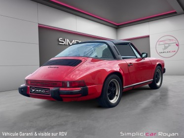 Porsche 911 3.2 231 ch targa carrera moteur type 930/26 boîte 915 à 5 rapports garantie 12 mois occasion simplicicar royan...
