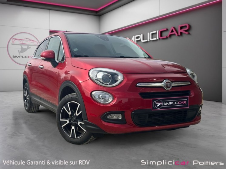 Fiat 500x my17 1.4 multiair 140 ch dct lounge - siege chauffant - bluetooth - keyless - garantie 12 mois occasion simplicicar...