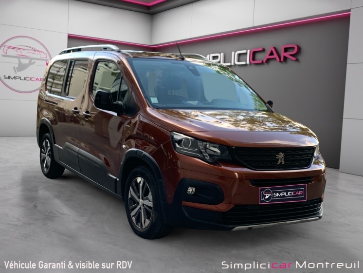 Peugeot rifter long bluehdi 130 ss eat8 gt line/ 7 places/ automatique /carplay/camera/garantie 12 mois occasion montreuil... Peugeot rifter long bluehdi 130 ss eat8 gt line/ 7 places/ automatique /carplay/camera/garantie 12 mois occasion montreuil...