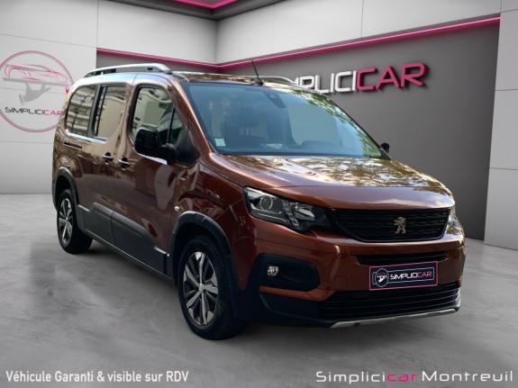 Peugeot rifter long bluehdi 130 ss eat8 gt line/ 7 places/ automatique /carplay/camera/garantie 12 mois occasion montreuil...