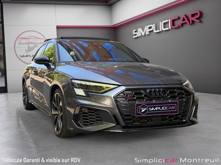 Audi s3 sportback tfsi 310 s tronic 7 quattro/garantie 12 mois/full/ carplay/cam2rade recul/interieur cuir occasion montreuil... Audi s3 sportback tfsi 310 s tronic 7 quattro/garantie 12 mois/full/ carplay/cam2rade recul/interieur cuir occasion montreuil...