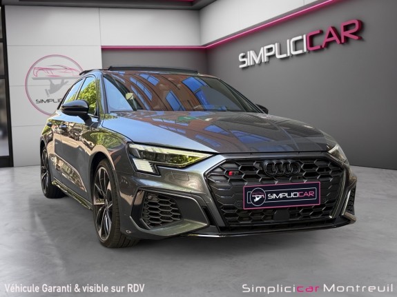 Audi s3 sportback tfsi 310 s tronic 7 quattro/garantie 12 mois/full/ carplay/cam2rade recul/interieur cuir occasion montreuil...