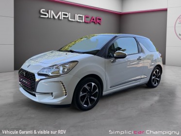 Ds ds 3 110 ch so chic / courroie distribution changée chez citroen occasion champigny-sur-marne (94) simplicicar...