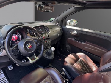 Abarth 595 turismo 1.4 tjet turismo/toit ouvrant/ sieges cuir/ beats occasion paris 17ème (75)(porte maillot) simplicicar...
