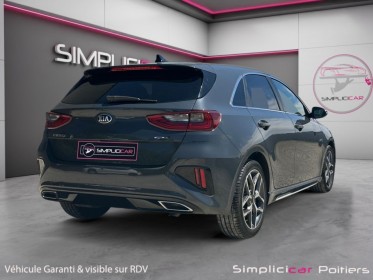Kia ceed 1.6 crdi 136 ch isg bvm6 gt line - carplay - keyless - garantie 12 mois occasion simplicicar poitiers simplicicar...