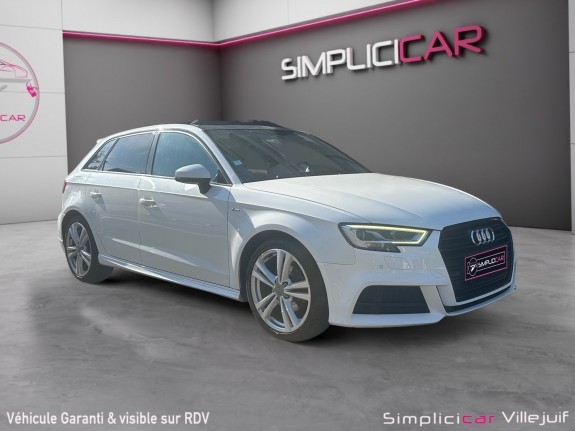 Audi a3 sportback 35 tfsi cod 150 s tronic 7 s line plus, toit ouvrant, carplay, s line, caméra de recul, occasion...