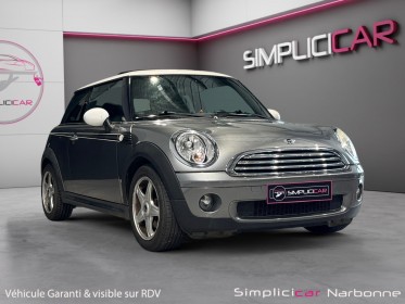 Mini cooper 1.6 122ch pack chilli toit ouvrant bluetooth régulateur garantie 12 mois occasion simplicicar narbonne...