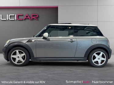 Mini cooper 1.6 122ch pack chilli toit ouvrant bluetooth régulateur garantie 12 mois occasion simplicicar narbonne...