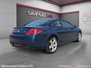 Peugeot 407 coupe 2.7 hdi v6 bi-turbo 204ch sport pack int cuir blanc / sièges av Élec  chauffants / vente vidange occasion...