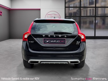 Volvo v60 cross country d4 awd 190 ch geartronic 6 luxe - siege électrique - radar arrière occasion simplicicar rennes...