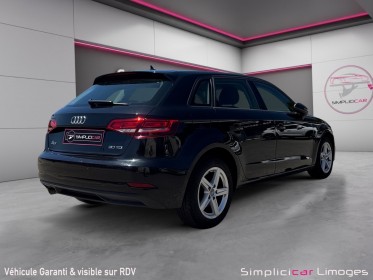 Audi a3 sportback business 1.6 tdi 116 s tronic 7 business line occasion simplicicar limoges  simplicicar simplicibike france