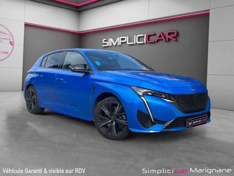 Peugeot 308 phev 225 e-eat8 gt pack-apple carplay-camera de recul360-siege chauffant/massant-garantie 12 mois- occasion...