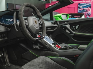 Lamborghini huracan v10 lp 640 evo spyder - garantie constructeur jusqu'en 12/28 - malus payé occasion simplicicar lyon...