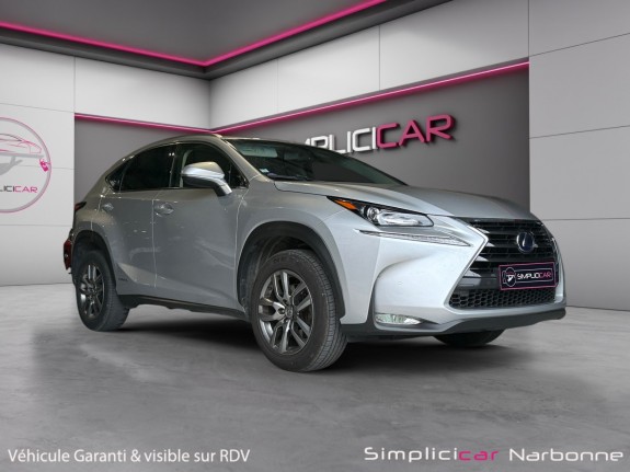 Lexus nx nx 300h 4wd luxe e-cvt  attelage régulateur de vitesse clim garantie 12 mois occasion simplicicar narbonne...