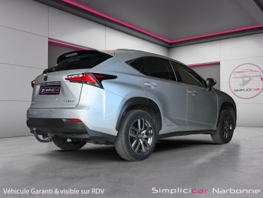 Lexus nx nx 300h 4wd luxe e-cvt  attelage régulateur de vitesse clim garantie 12 mois occasion simplicicar narbonne...
