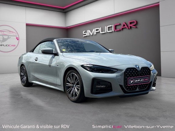 Bmw serie 4 cabriolet g23 420d 190 ch bva8 m sport pack carbone etat neuf garantie 12 mois occasion simplicicar...