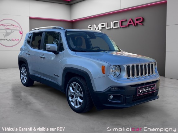 Jeep renegade 1.4 i multiair 140 ch limited - sellerie cuir - attention toit ouvrant non fonctionnel occasion...