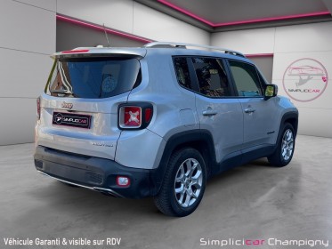 Jeep renegade 1.4 i multiair 140 ch limited - sellerie cuir - attention toit ouvrant non fonctionnel occasion...
