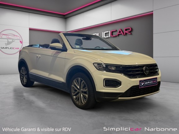 Volkswagen t-roc cabriolet 1.5 tsi evo 150 start/stop dsg7 style carplay clim auto bizone garantie 12mois occasion...