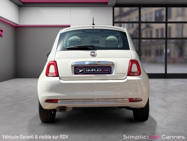 Fiat 500 my17 1.2 69 ch lounge occasion cannes (06) simplicicar simplicibike france