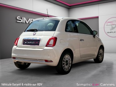 Fiat 500 my17 1.2 69 ch lounge occasion cannes (06) simplicicar simplicibike france