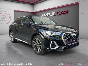 Audi q3 sportback 35 tfsi 150 ch s tronic 7 s edition, toit ouvrant, sieges electrique, chauffant, entretien audi occasion...