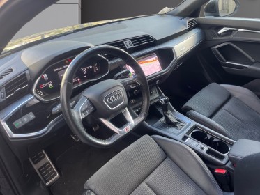 Audi q3 sportback 35 tfsi 150 ch s tronic 7 s edition, toit ouvrant, sieges electrique, chauffant, entretien audi occasion...