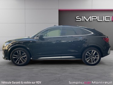 Audi q3 sportback 35 tfsi 150 ch s tronic 7 s edition, toit ouvrant, sieges electrique, chauffant, entretien audi occasion...