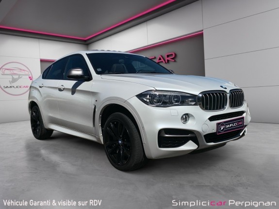 Bmw x6 f16 m50d x drive 6 cylindres 381ch toit ouvrant/caméra/carplay/attelage/ sièges electriques entretient bmw...