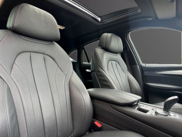 Bmw x6 f16 m50d x drive 6 cylindres 381ch toit ouvrant/caméra/carplay/attelage/ sièges electriques entretient bmw...