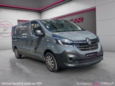 Renault trafic cabine approfondie l2h1 1200 kg dci 145 energy edc grand confort, carplay, caméra de recul, garantie 12 mois...